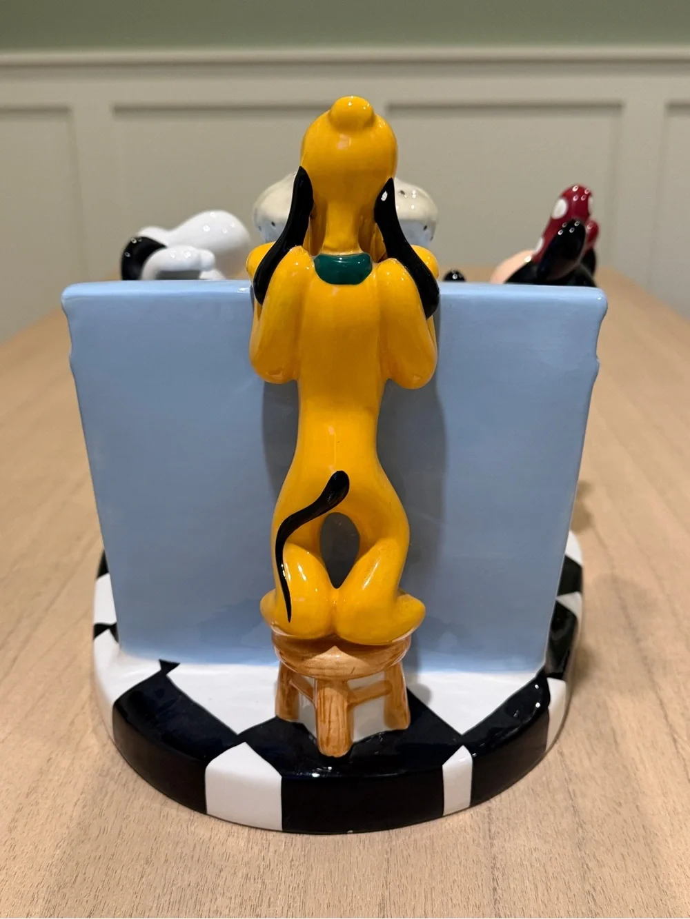 RARE Disney Cookie Jar with Mickey, Minnie, and Pluto from 2006 - Good Condition